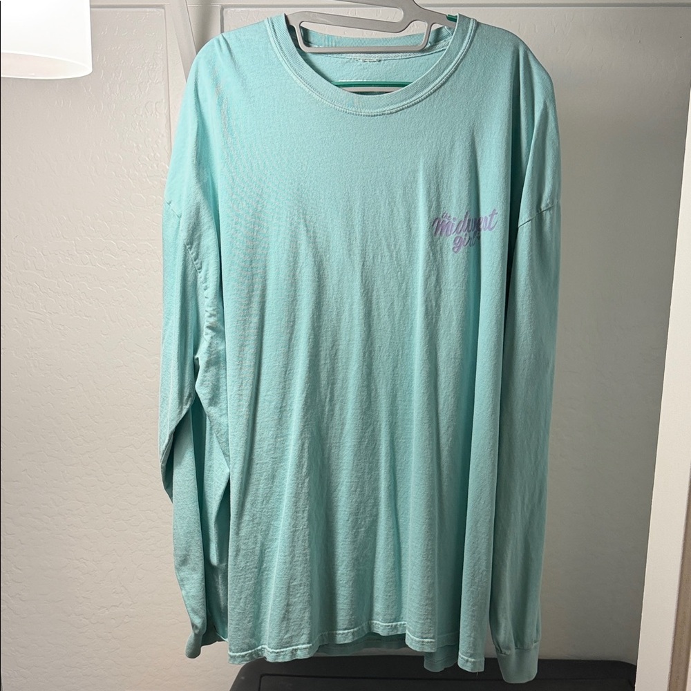 Light Teal Long Sleeve Tee